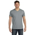thumbnail image 3 of Hanes Big Men's Nano Lightweight Short Sleeve V-neck T-shirt, 3 of 4