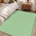 thumbnail image 5 of Green Large Area Rugs for Bedroom Living Room, Soft Non Slip Carpet Bedside Rug, Minimalist Solid Color Modern Abstract Rectangular Floor Cover Kitchen Accent Rug 3'x5' for Dining Room/Office, 5 of 9