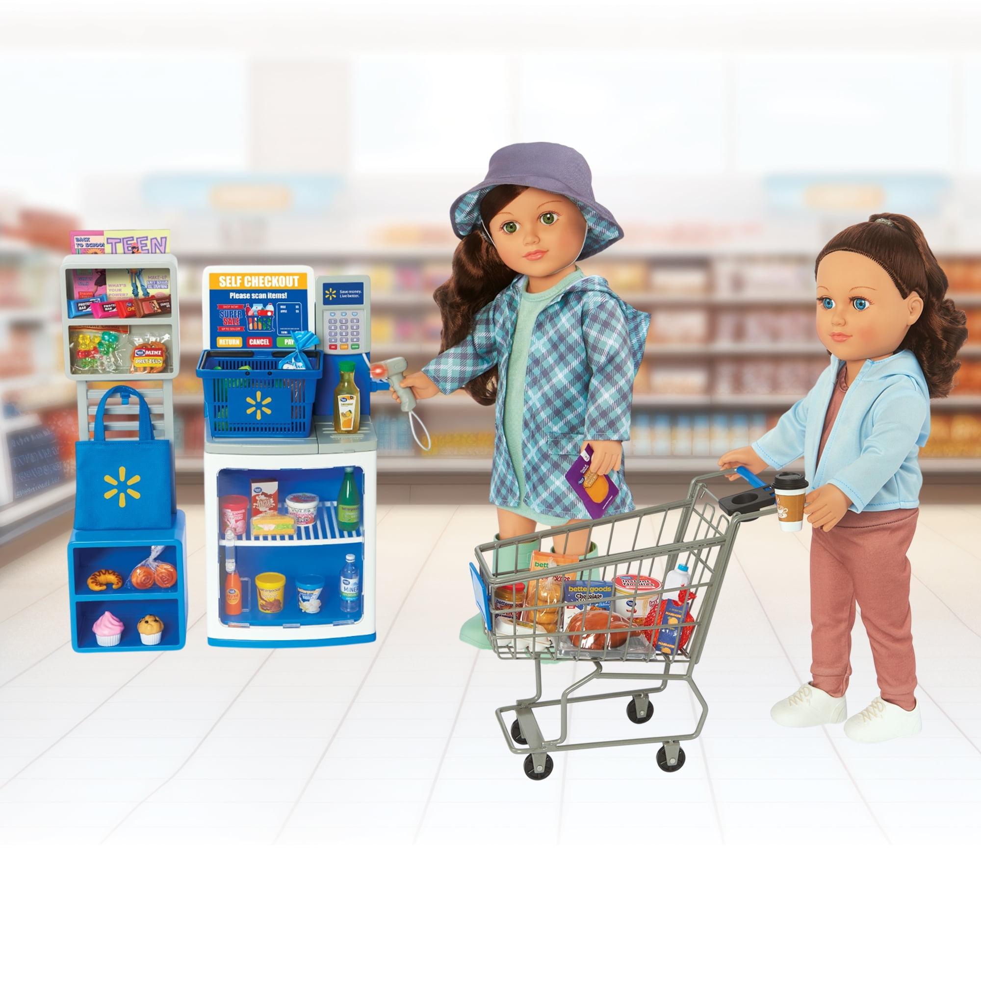 My Life As Grocery Shopping Playset for 18-inch Dolls