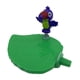 thumbnail image 5 of Bandeja de juegos para loros, percha de ejercicio, columpio de fácil instalación, soporte para pájaros con forma de hojas Verde profundo, 5 of 9