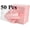 pink, variant on 50PCS Jewelry Cleaning Cloth, Bulk Pack, For Silver, Gold, Brass And Copper Jewellery, Polishing Cloths To Keep The Shine Of Your Jewellery