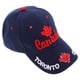 thumbnail image 2 of Gorra de béisbol con la bandera de Canadá bordada con hoja de arce para hombre y mujer, gorra deportiva patriótica ajustable para actividades al aire libre., 2 of 5