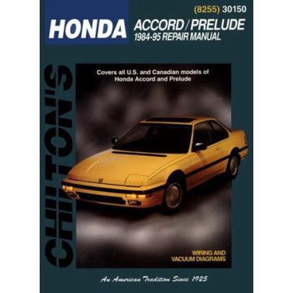 Pre-Owned Honda Accord and Prelude, 1984-95 (Paperback) 080198680X 9780801986802