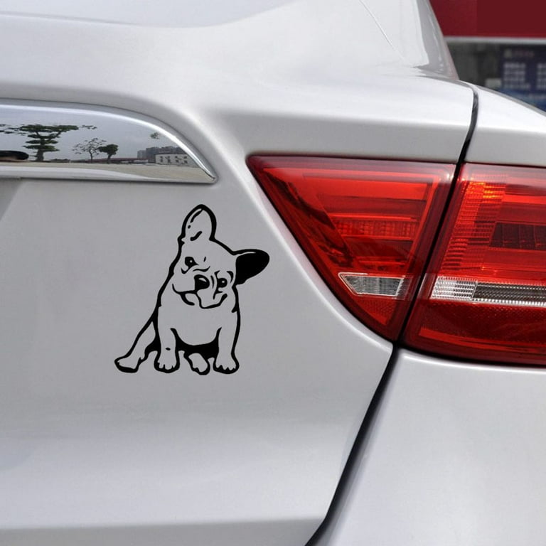 French bulldog top bumper sticker