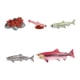 thumbnail image 2 of Ciclo de vida de los juguetes de salmón, figura del ciclo de crecimiento de la vida Animal, material didáctico, adornos para pasteles, educativo para Rosa, 2 of 8