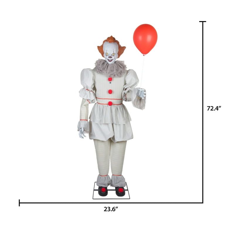 Way to Celebrate! Halloween Multicolor Animated Pennywise ...