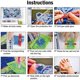 thumbnail image 4 of Kits de pintura de diamante 5D DIY 12*16 pulgadas Navidad taladro completo bordado punto de cruz pintura para decoración del hogar de Navidad (F), 4 of 5