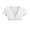 White, variant on Crop Tops for Women Short Sleeve Button Open Front Deep V Neck Slim Fitted Cute Shirt Blouse