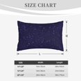 thumbnail image 4 of Fuzoiu Glittering Purple Starfield Print Fuzzy Pillowcases, Super Soft Pillow Case Cover with Zipper for Bedroom, Sofa, Couch,Cozy Pillow Shams for All Seasons-16"x24", 4 of 6