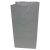 General #5 Paper Grocery Bag, 35lb White, Standard 5 1/4 x 3 7/16 x 10 15/16, 500 bags