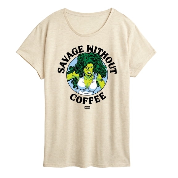 Marvel - Savage Without Coffee - Women's Short Sleeve Graphic T-Shirt