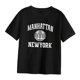 thumbnail image 3 of Camiseta para mujer Yinane Cuello redondo Ropa informal transpirable negra M, 3 of 8