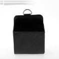 thumbnail image 7 of Unique Bargains Car Trash Can Hanging Car Air Vent Faux Leather Trash Bin 1 Pc Black, 7 of 7