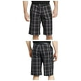 thumbnail image 5 of Dickies Men's Flex 13" Flat Front Flex Plaid Shorts Grey 42, 5 of 8