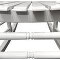 thumbnail image 6 of ArisingAsia Balcony Porch Adult Rocking Chair, Wood Outdoor Indoor Porch Rocker Chair for Adult, All Weather- Resistant Patio Rocking Chair for Garden, Lawn, Balcony, Backyard, 2set White, 6 of 9