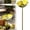 Yellow, variant on Metal Flower Garden Stakes Bird Bath Handmade, Bee Watering Station, Bees Bath for Garden Metal Bee Water Feeder with Flower Design, Butterfly Bees Bath Bowl for Outdoor Yard Decor (1PCS,Sky Blue)