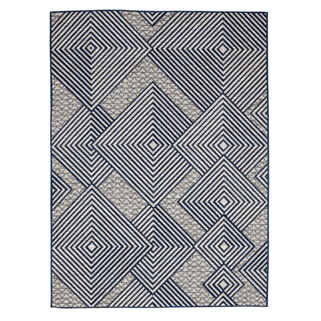 Erbanica Tapis de Séchage Rapide Intérieur Extérieur, 9 Pi x 12 Pi, Texture Haute Basse, Entretien Facile