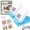 1 inch Square Punch+1 inch Square Stamp Punch, variant on Stamp Punch, Stamp Puncher, 1X0.8inch Rectangular Postage Stamps Punches, Stamps Shaped Paper Punch, Lever Paper Punches for Crafting,Craft Cutter Hole Puncher for Scrapbooking Journaling Card Making