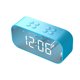 thumbnail image 2 of Gwong Electrónica Pantalla de espejo portátil LED Reloj despertador Bluetooth-Compatible con altavoz Reproductor de MP3 inalámbrico, 2 of 7