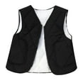 thumbnail image 3 of Children's Winter Vest Toddler Tween Boys Girls Fleece-lined Thickened Warm Vests Children's Clothing Outerwear Sports Casual Tops Black 5 Years, 3 of 7