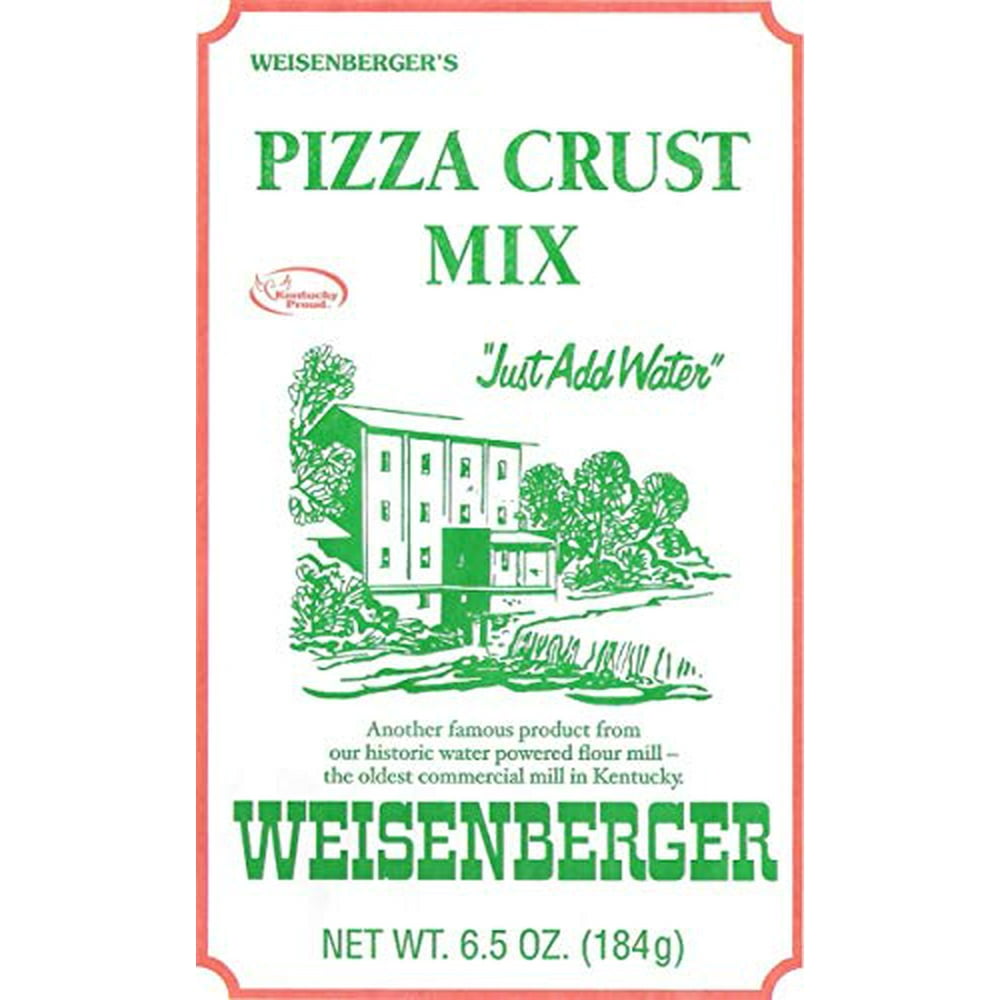 Weisenberger Pizza Crust Mix, 6.5 Ounce Premade Pizza Dough Flour for