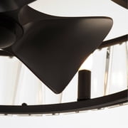 32.75 Inch 32W 8 Led Wifi-Enabled Fandelight-Black Finish Maxim Lighting 61018Bk
