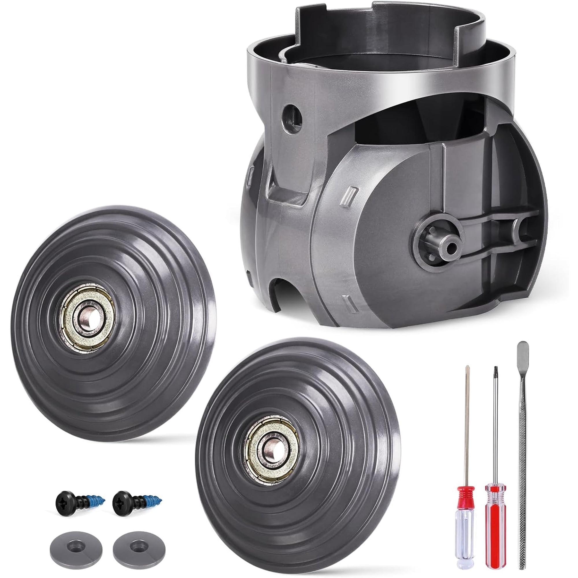 100W Replacement Ball Wheel with Suction Fitting Adapter for Dy*son V10 V11 V15 Torque Drive High Torque Vacuum Head Accessories