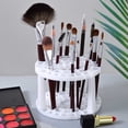 thumbnail image 2 of Maoww Makeup Brushes Storage Holder Large Capacity Multifunctional Home Hotel Dorm Classroom Table Cosmetics Eyeliner Pencils Rack White, 2 of 9