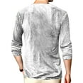 thumbnail image 3 of MAWCLOS Men's Casual Buttons T Shirts Sport Cross Print Basic Tee White XL, 3 of 4