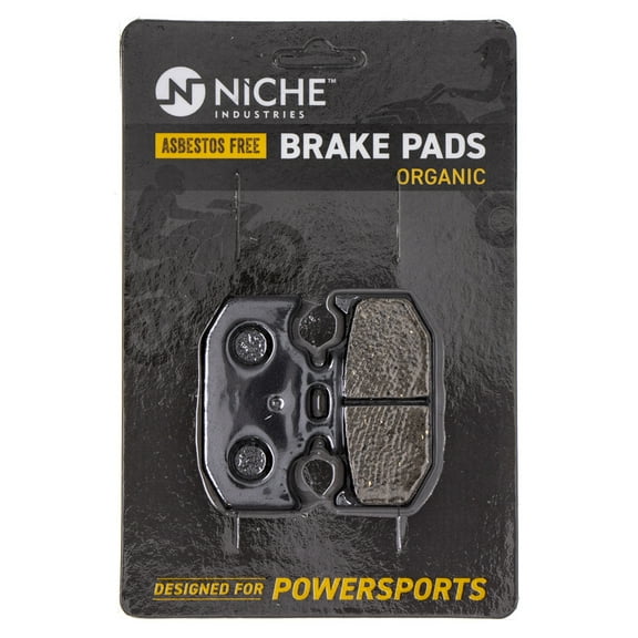 Niche Brake Pad Set for Rear Yamaha YZ125 Organic Motorcycle 519-KPA2499D
