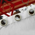 thumbnail image 4 of jejeloiu Brown White Cowhide Curtains Pack of 2 (42x84 Each),Rustic Cattle Hide Curtains Blackout,Country Farmhouse Lodge Bedroom Curtains For Adult,Luxury Bedroom Decor, 4 of 6