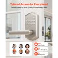 thumbnail image 2 of KFFKFF Keyless Entry Door Lock with Handle, Electronic Lever Door Handle with Keypad, Customizable User Codes, Keyed Entry, Auto Lock, 2 of 9