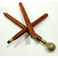 thumbnail image 4 of NAUTICALMARTUS Antique Brass Design Ball Designer Head Handle Leather Wooden Walking Stick Shaft Cane Decorative Gift, 4 of 4