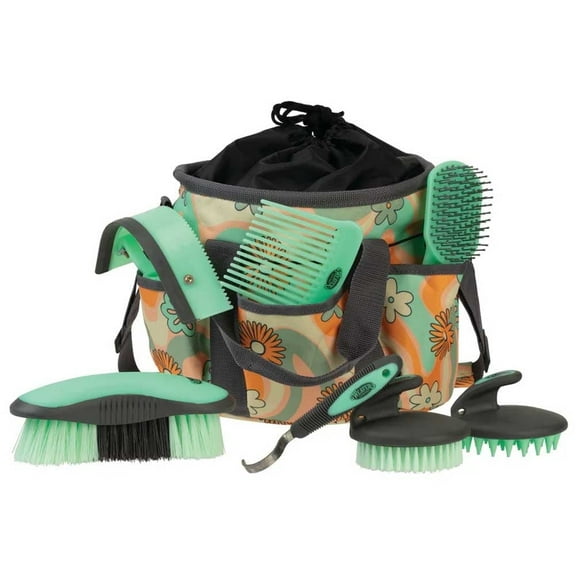 Weaver Leather Grooming Kit - Retro Flower Pattern