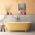 thumbnail image 3 of ZHONGYUTONG Bathroom Decor Cute Labrador Dog with Bath Towel Wall Art Funny Animal in Bathtub Picture Farmhouse Canvas Prints for Washroom Restroom (16.00" x 24.00"), 3 of 6