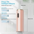 thumbnail image 6 of TINANA Water Dental Flosser with 5 Jet Tips, 280ml Water Tank, Portable Cordless Electric Water Flosser, 3 Modes Rechargeable Oral Irrigator, IPX7 Waterproof for Teeth Cleaning, Pink, 6 of 8