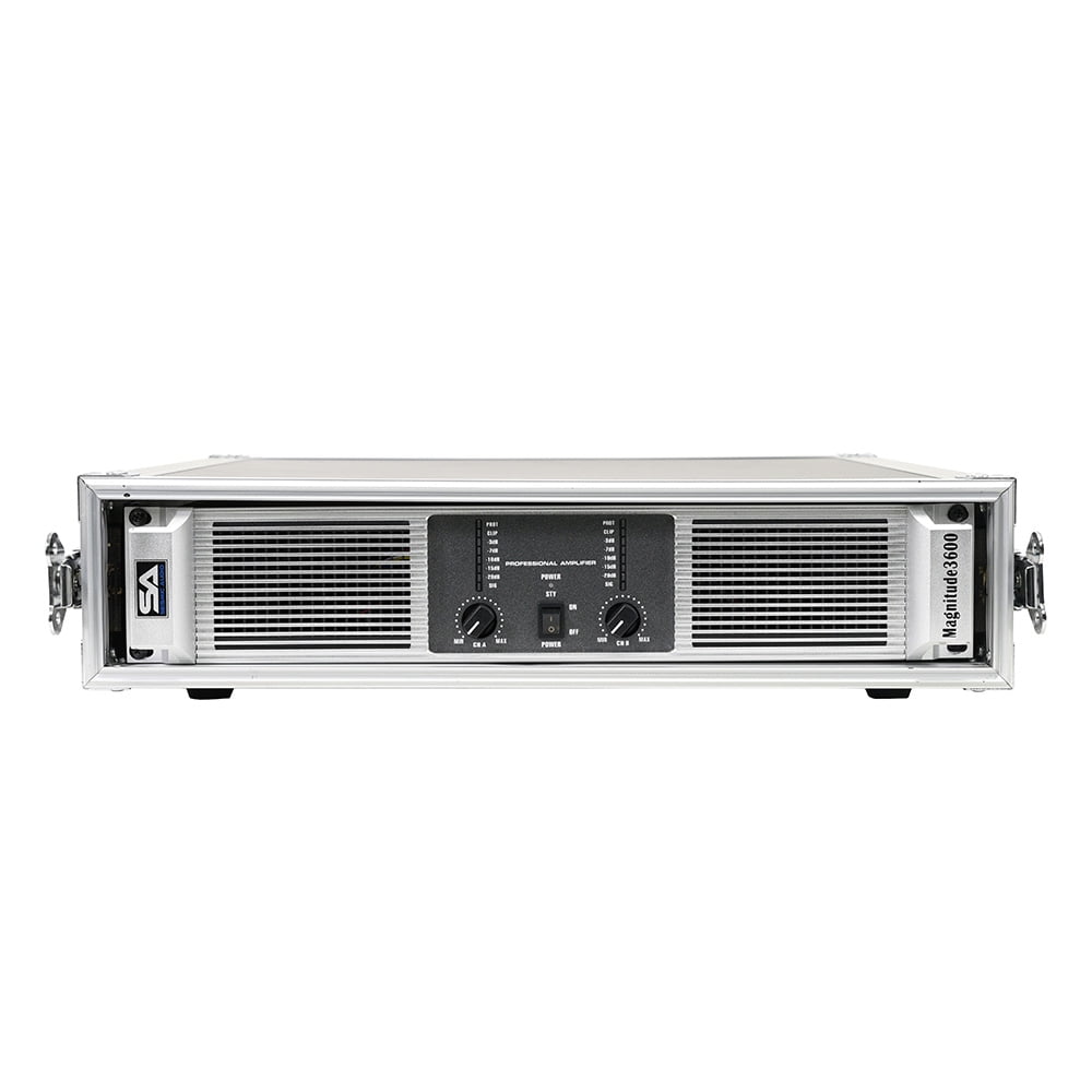 Seismic Audio - SA-PTR-2U - 2 Space Pro Audio DJ Road Rack Case - Pro Tour Grade  2U Vertical Amplifier Case