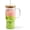 Bamboo Lid 1 pack, variant on 32oz Glass Cups with Handle and Straws, Borosilicate Glass Tumblers for Iced Coffee, Smoothies, Fruit Drinks. Reuseable Glasses Cups for Cold/Hot Water (glass lid 1 pack)