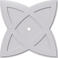 thumbnail image 1 of Ekena Millwork CMP38CM-02000 38 in. OD x 2 in. ID Carré Cosmo Architecture Grade PVC Contemporain Plafond Médaillon, 1 of 1