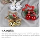 thumbnail image 2 of Ounissouiy Campana de Navidad Ventana Colgante de pared Estrella Colgante de Navidad Decoración interior al aire libre Atmósferas de vacaciones Kits de decoración para fiestas Blanco, 2 of 6