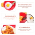 thumbnail image 2 of WHAMVOX 49Pcs Set Kids Kitchen Toy Red Plastic Simulation Meals Develop Hands-on Skills Educational Toys 18X3.7In, 2 of 8