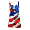 thumbnail image 7 of Cavosen Spring Jumpsuits for Women Plus Size Loose Jumpsuits Camisole Short Overalls with Pocket Star and Stripe Trendy Rompers, 7 of 7