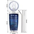 thumbnail image 2 of Son Gifts Coffee Tumbler, to My Son Gift from Mom, Birthday Valentine Gifts for My Son, 20oz Double Wall Vacuum Stainless Steel Insulated Travel Tumbler Cup, 2 of 6