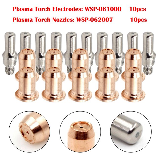 Plasma Electrode Tips 0.9Mm 30A-40A For Forney 700P With Ipt40 Torch 20Pcs