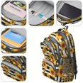thumbnail image 4 of Sunflowers Backpack for School,Cute School Bag,Schoolbag with Adjustable Shoulder Straps & Padded Back,16.9 Inch, 4 of 5