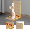 thumbnail image 1 of Rascador para gatos en forma de L, tablero para rascar gatitos, protector de muebles multifuncional, almohadilla rascadora vertical para gatos para amarillo, 1 of 7