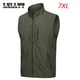 thumbnail image 2 of Primavera otoño hombres Casual Cargo chaleco chaquetas abrigo hombres bolsillos a prueba de viento sin mangas prendas de vestir exteriores chaleco militar de talla grande 7XL, 2 of 5