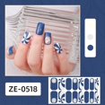 Christmas Nail Stickers Ze0518 Christmas Nail Stickers Snowflakes