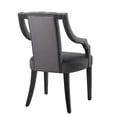 thumbnail image 5 of Modway Virtue Performance Velvet Dining Chairs - Set of 2 in Gray, 5 of 8