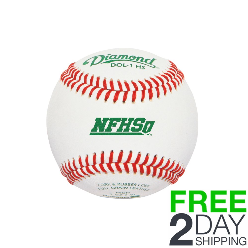 (12 Pack) Diamond DOL1 HS Youth Game & High School Practice Baseballs